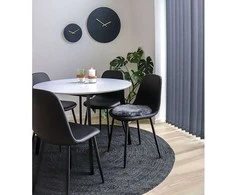 House Nordic Sėdynė, avinžirnio oda, Ø35 cm, Pilka