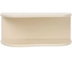 House Nordic Sieninė lentyna, 44x17.5x18 cm, smėlio spalvos, MDF