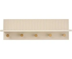 House Nordic Sieninė lentyna 50x12x16 cm smėlio spalvos MDF
