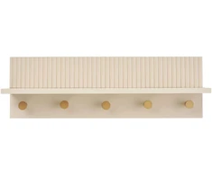 House Nordic Sieninė lentyna 50x12x16 cm smėlio spalvos MDF