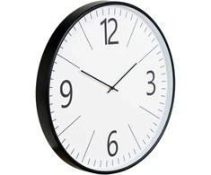 House Nordic Sieninis laikrodis, Biel, ø51 cm, Juoda ir Balta
