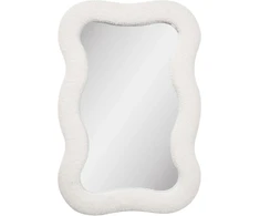 House Nordic Sieninis veidrodis 80x54 cm baltas