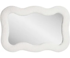 House Nordic Sieninis veidrodis 80x54 cm baltas