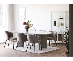 House Nordic Sieninis veidrodis 80x54 cm baltas