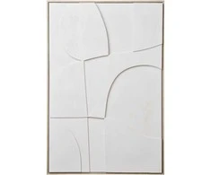 House Nordic Sieninis paveikslas Madeline, 60 x 90 cm, balta