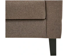 House Nordic Sofa-lova, Milton, ruda spalvos