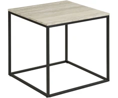 House Nordic Šoninis staliukas 45x45x45 cm juodas