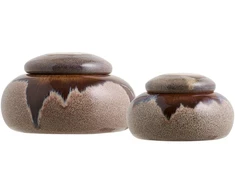 House Nordic Stiklainiai 11,7x11,7x7 cm Ruda, Keramika