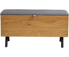 House Nordic Suoliukas, 92x33x48 cm, Natūralus, Su laikymo vieta
