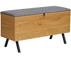 House Nordic Suoliukas, 92x33x48 cm, Natūralus, Su laikymo vieta