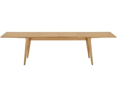 House Nordic Valgomasis stalas 100x240x75 cm natūralaus ąžuolo faneruotė