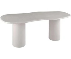 House Nordic Valgomasis stalas, Maranola, 96x200x76 cm, šviesiai pilka