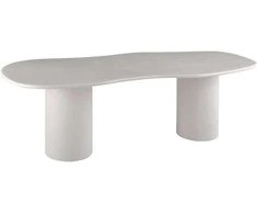 House Nordic Valgomasis stalas, Maranola, 96x240x76 cm, šviesiai pilka
