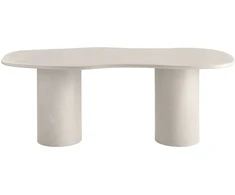 House Nordic Valgomasis stalas, Maranola, 96x200x76 cm, šviesiai pilka