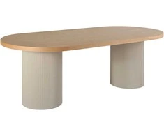 House Nordic Valgomasis stalas, Solva, 100x220x75 cm, Uosis
