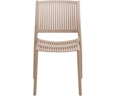 House Nordic Valgomojo kėdė 56x49x81 cm taupe polipropilenas