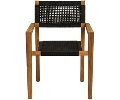 House Nordic Valgomojo kėdė 57x60x83 cm juoda