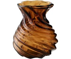 House Nordic Vaza 16x18,5 cm Ruda Stiklas