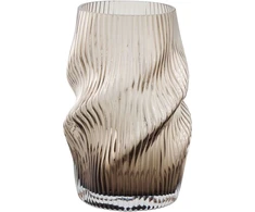 House Nordic Vaza 17x17x25 cm Ruda Stiklas
