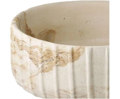 House Nordic Vaza 20.5x18.5 cm Ruda Smėlio Cementas