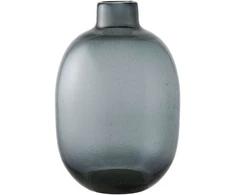 House Nordic Vaza 23x35 cm Juodas Stiklas