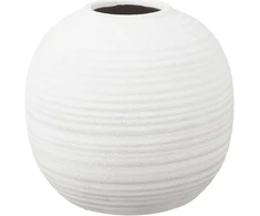 House Nordic Vaza 30x28,5 cm Balta Keramika