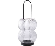 House Nordic Lanterns, Lucena, juoda, stiklas