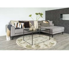 House Poilsio sofa, Lido Lounge, Akmuo, Juodi mediniai kojų galai