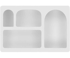 House Sieninis lentynas, Bryne, 40x13x60 cm, Balta