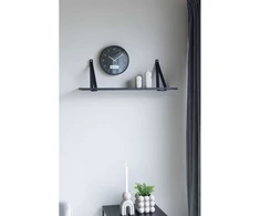 House Sieninis lentynas, Forno lentyna, 80x20 cm, Juoda