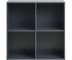 House Sieninis lentynas, Horne, 69x30x69 cm, Tamsiai pilka