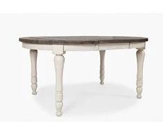 Išplečiamas stalas, Avola, 122-167 cm, Antikinė balti, Ruda