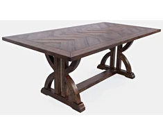 Išplečiamas stalas, Avola, 152,5-198 cm, Tamsiai rudas