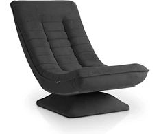 Juskys Atlošiama kėdė Homestar Korsika 58x80-85x90-100 cm tamsiai pilka korduroinė