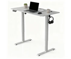 Juskys Aukščio reguliuojamas stalas Homestar Office Stand 120x60x72-117 cm baltas
