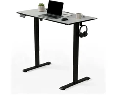 Juskys Aukščio reguliuojamas stalas Homestar Office Stand 120x60 cm juodas
