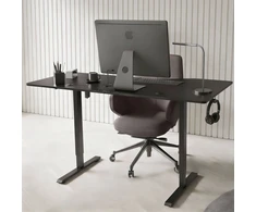Juskys Aukščio reguliuojamas stalas Homestar Office Stand 160x75 cm juodas
