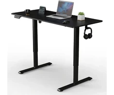 Juskys Aukščio reguliuojamas stalas Homestar Office Stand 140x60 cm juodas