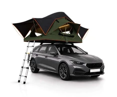 Juskys Automobilio stogo palapinė Lago 120x210 cm juoda/alyvuogių žalia