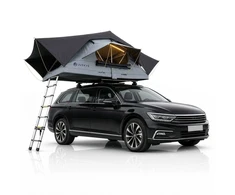 Juskys Automobilio stogo palapinė Lago 140x240 cm juoda/pilka