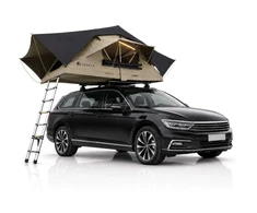 Juskys Automobilio stogo palapinė Lago 140x240 cm juoda/khaki