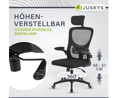 Juskys Biuro kėdė Baltimore juoda