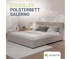 Juskys Čiužinys su apmušalais Salerno 180x200 cm taupe