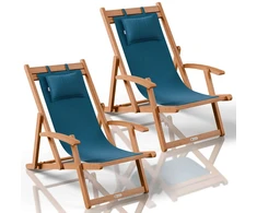 Juskys Gultai Tavira 2 vnt. 110x60x110 cm petrol