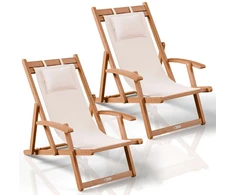 Juskys Gultai Tavira 2 vnt. 110x60x110 cm kreminės spalvos