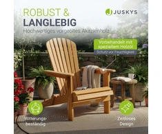 Juskys Gultas Korfu 85x69x94 cm natūralus