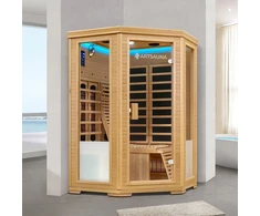 Juskys Infraraudonųjų spindulių kabina Aalborg 120x120 cm Hemloko mediena