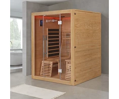 Juskys Infraraudonųjų spindulių kabina Helsinki 150 150x150x190 cm Hemloko mediena