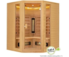 Juskys Infraraudonųjų spindulių kabina Nyborg E150V 150x150x190 cm maumedžio mediena