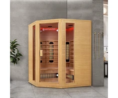 Juskys Infraraudonųjų spindulių kabina Nyborg E150V 150x150x190 cm maumedžio mediena